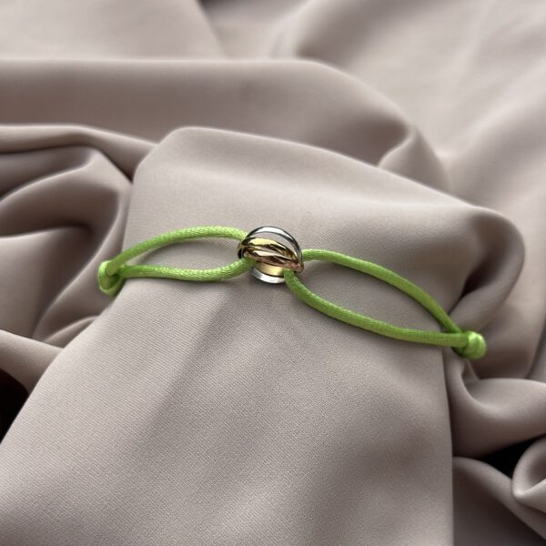 Trinity bracelet mintgroen