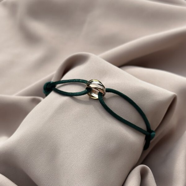 Trinity bracelet donkergroen