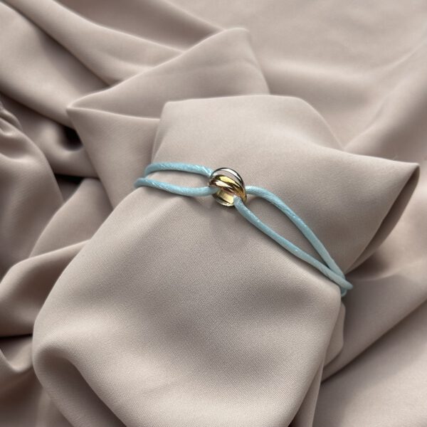Trinity bracelet lichtblauw