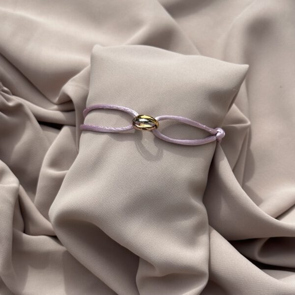 Trinity bracelet lichtroze