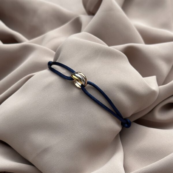 Trinity bracelet donkerblauw