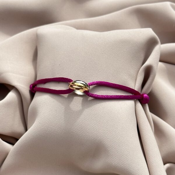 Trinity bracelet paars