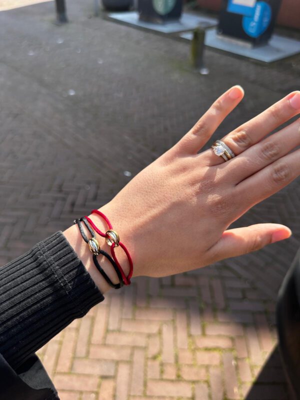 Trinity bracelet Rood - Afbeelding 3