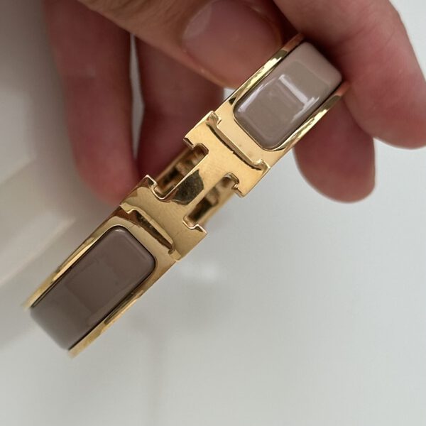 Hermes armband taupe
