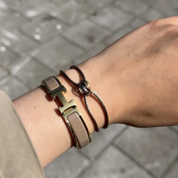 Hermes armband taupe - Afbeelding 3