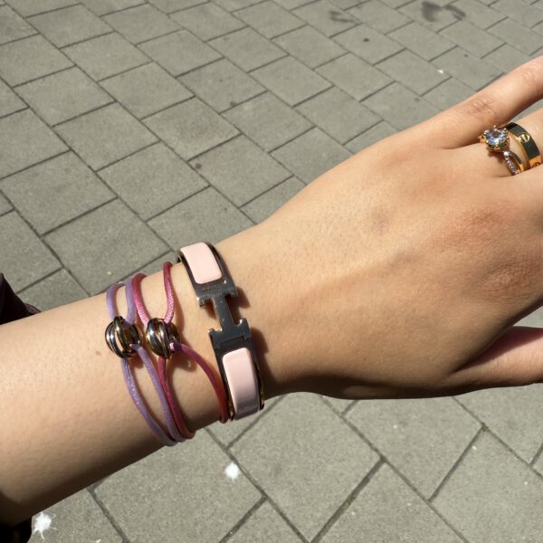 Hermes armband rosé - Afbeelding 3